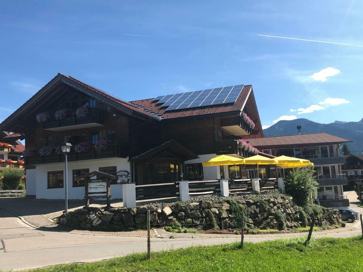 Hotel Garni Oberdorfer Stuben Obermaiselstein Kültér fotó
